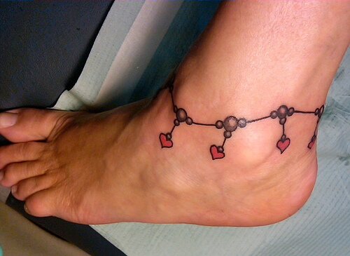 bracelet tattoos. Best Ankle Bracelet Tattoo